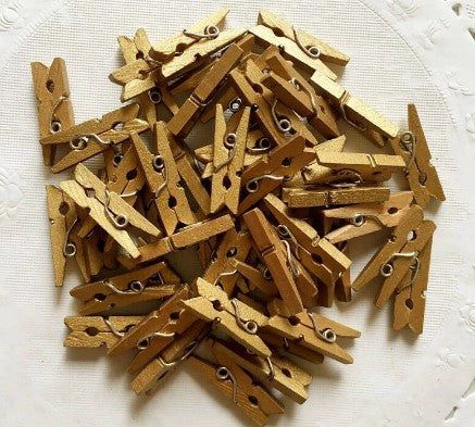 Gold Garnishes Clips (100) - Alambika Alambika Barware - Accessories