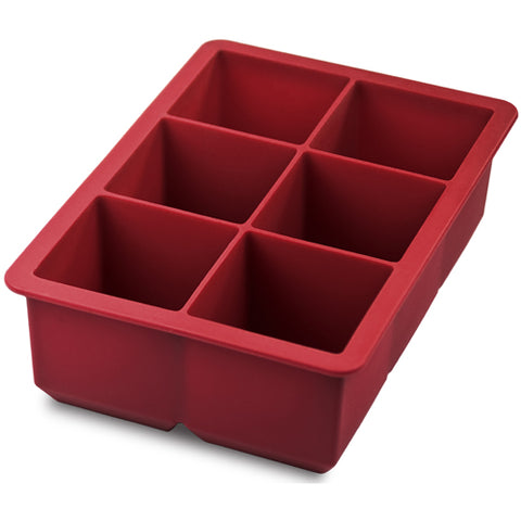 Ice Tray - Red Giant Sized Cubes 2'' - Alambika Alambika Barware - Accessories