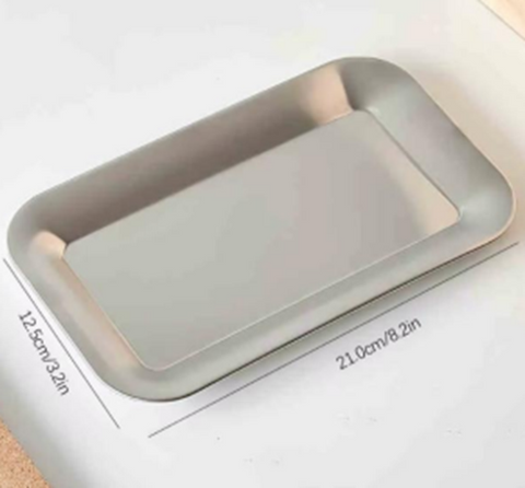 Serving Tray - Medium SS (12.5cm x 21cm) by Alkademie - Alambika Canada