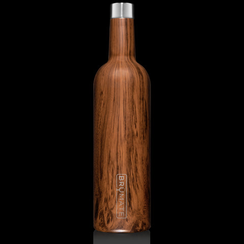 WINESULATOR 25oz Wine Canteen | Walnut by BruMate - Alambika Canada
