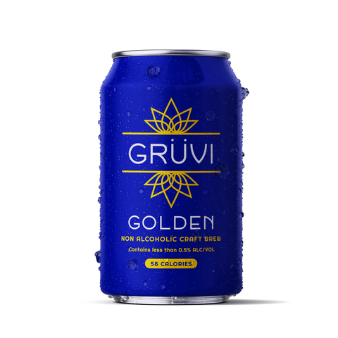 Grüvi - Alcohol-Free Golden Lager - 355ml by Gruvi - Alambika Canada