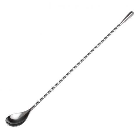 Barspoon - Teardrop Black 30cm - Alambika Alambika Barware - Spoon