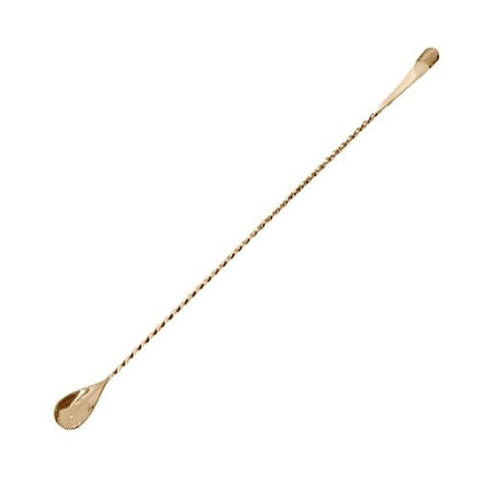 Barspoon - Flat Louis Gold 30cm - Alambika Alambika Barware - Spoon