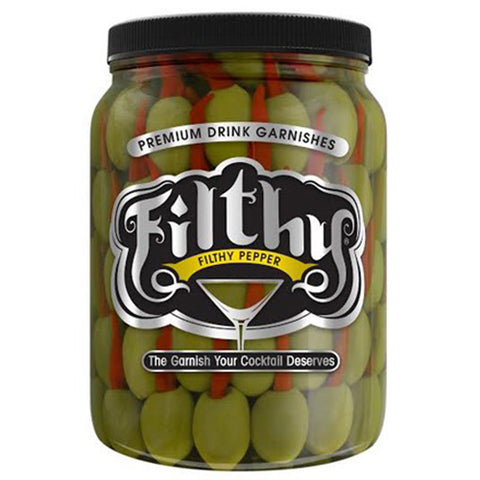 Filthy - Hot Pepper Olives 64oz by Filthy Food - Alambika Canada