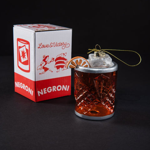 Love & Victory - Negroni Cocktail Ornament by Love & Victory - Alambika Canada