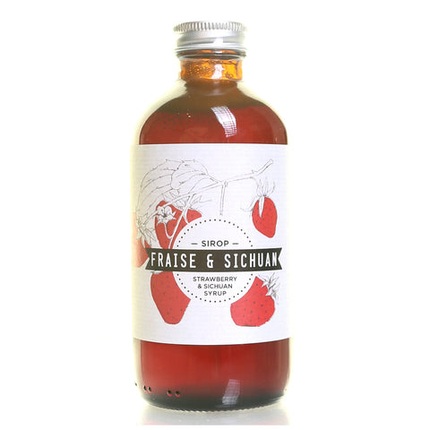 Les Charlatans Syrups - Strawberry & Sichuan Pepper - Alambika Les Charlatans Syrups